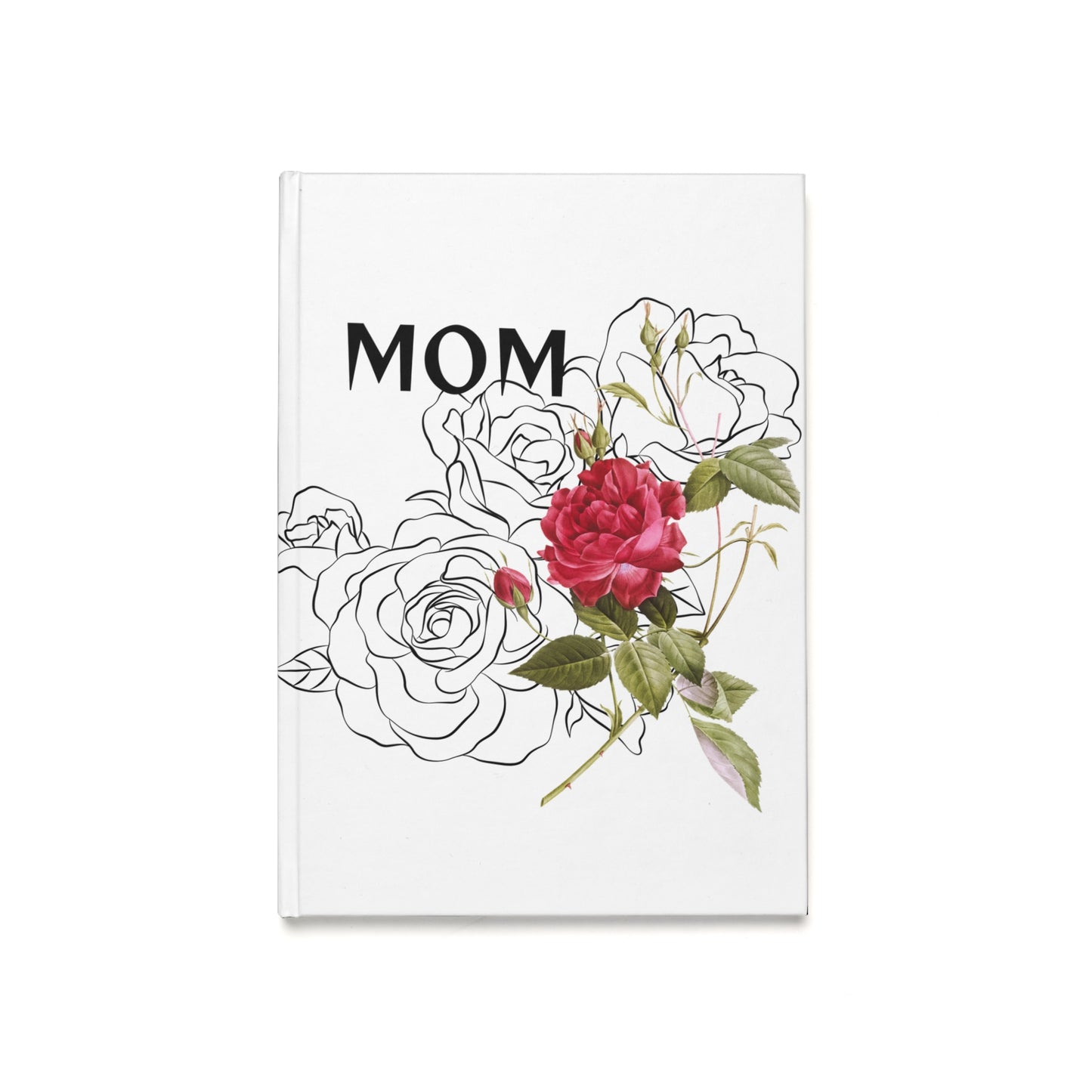 Special Mom Elegant Floral Hardcover Journal for Moms - A5 Size