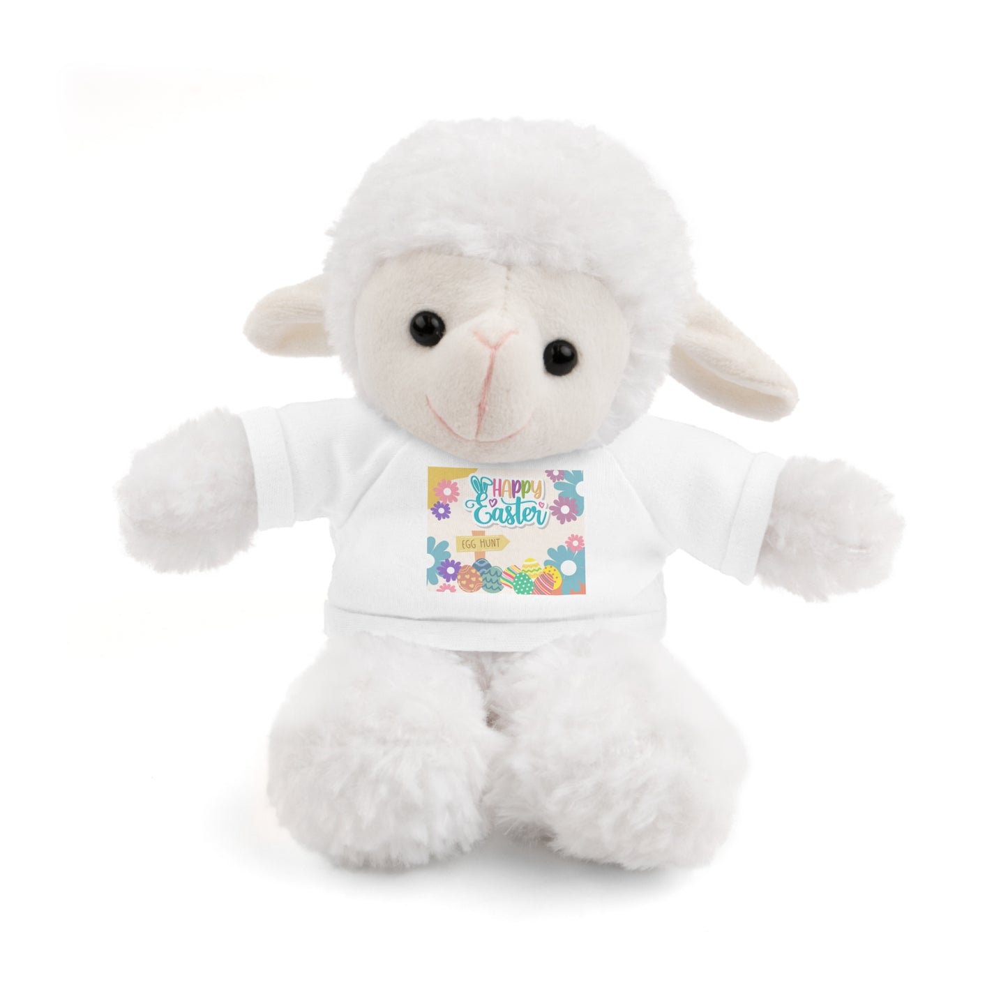 Happy Easter Stuffed Animal with T-Shirt