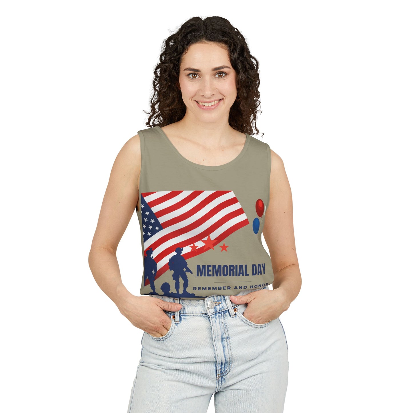 Memorial Day Tank Top, Unisex Independence Day Tee, Summer BBQ Apparel, Veterans Day Clothing