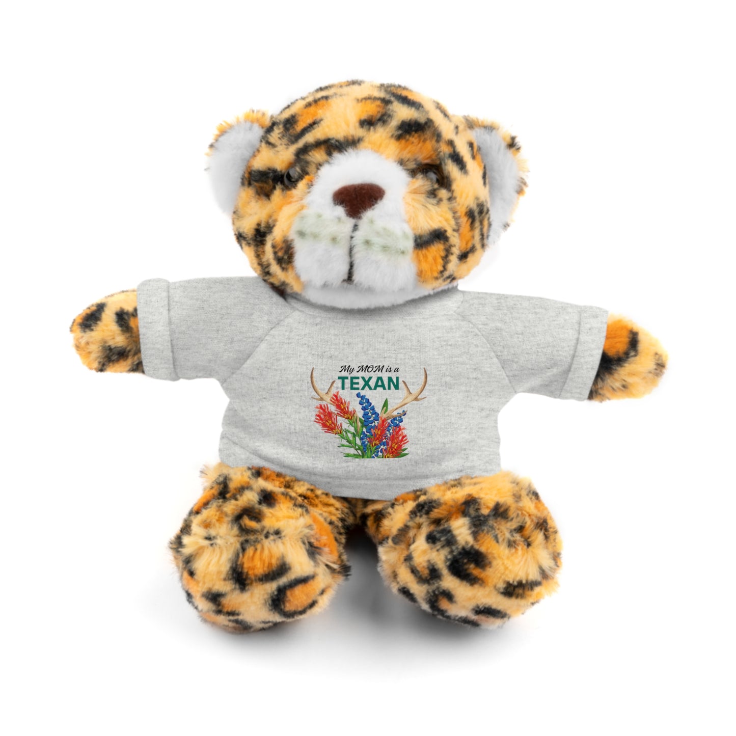 Texas MOM-Themed Stuffed Animal with Tee - Perfect Gift for Kids and Collectors