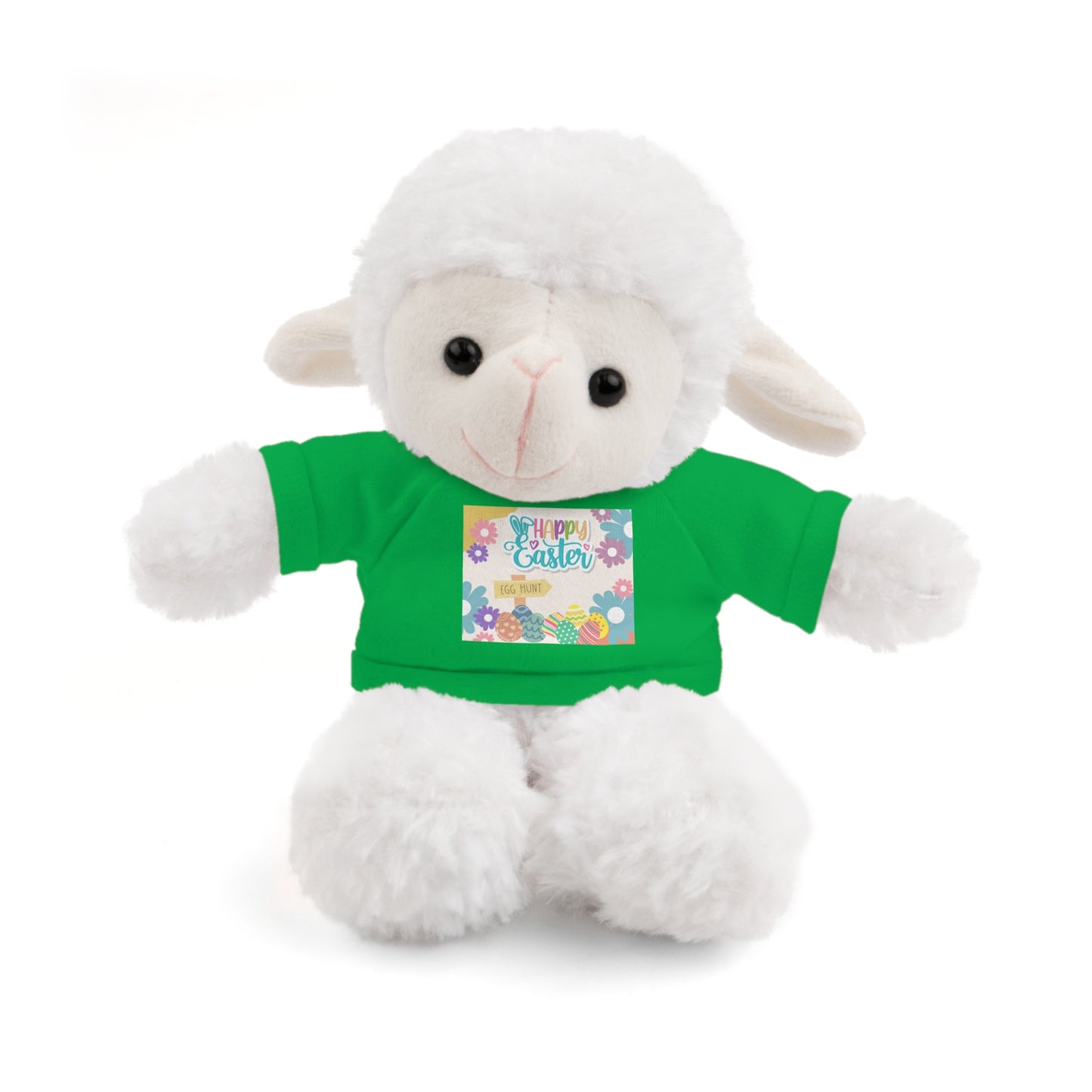 Happy Easter Stuffed Animal with T-Shirt