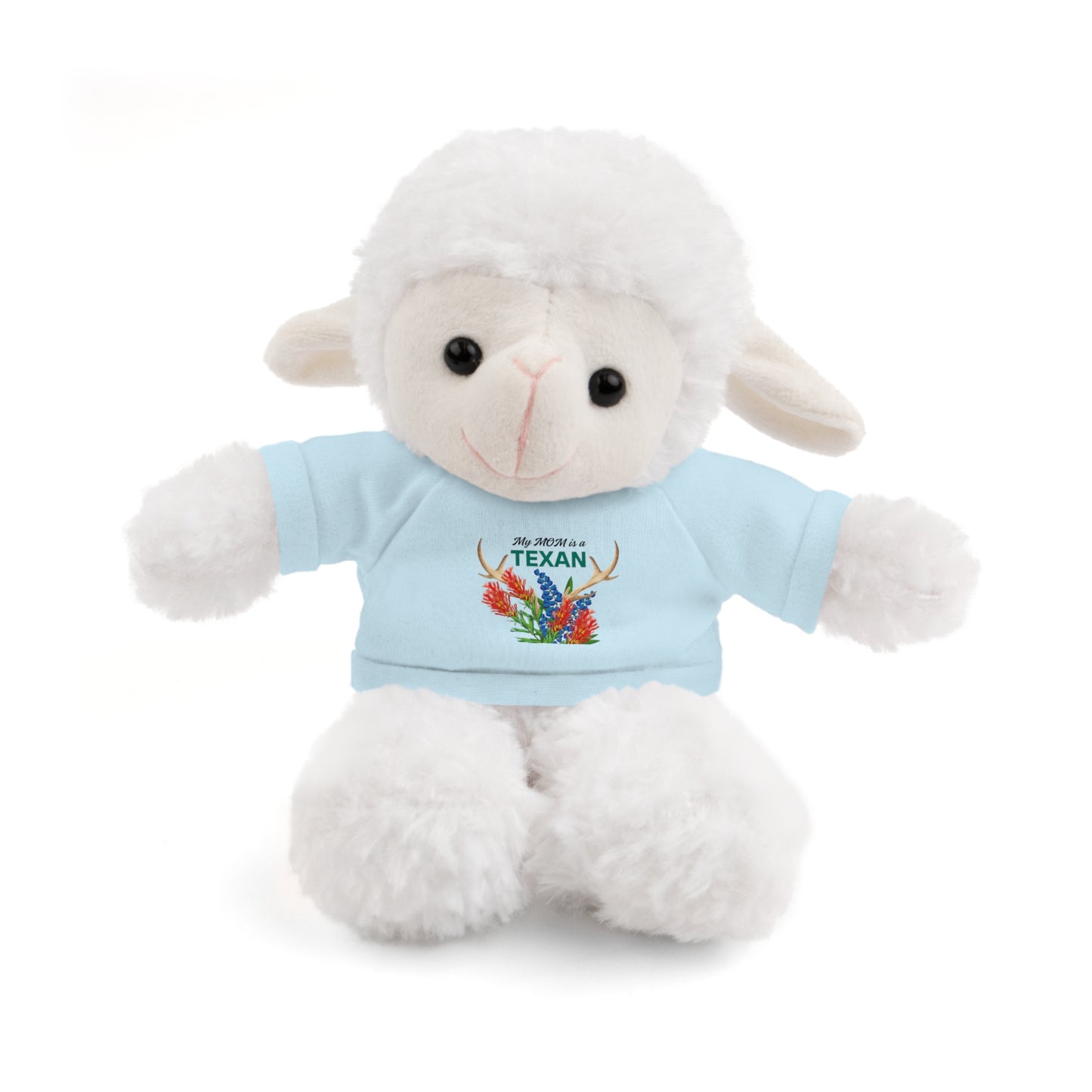 Texas MOM-Themed Stuffed Animal with Tee - Perfect Gift for Kids and Collectors