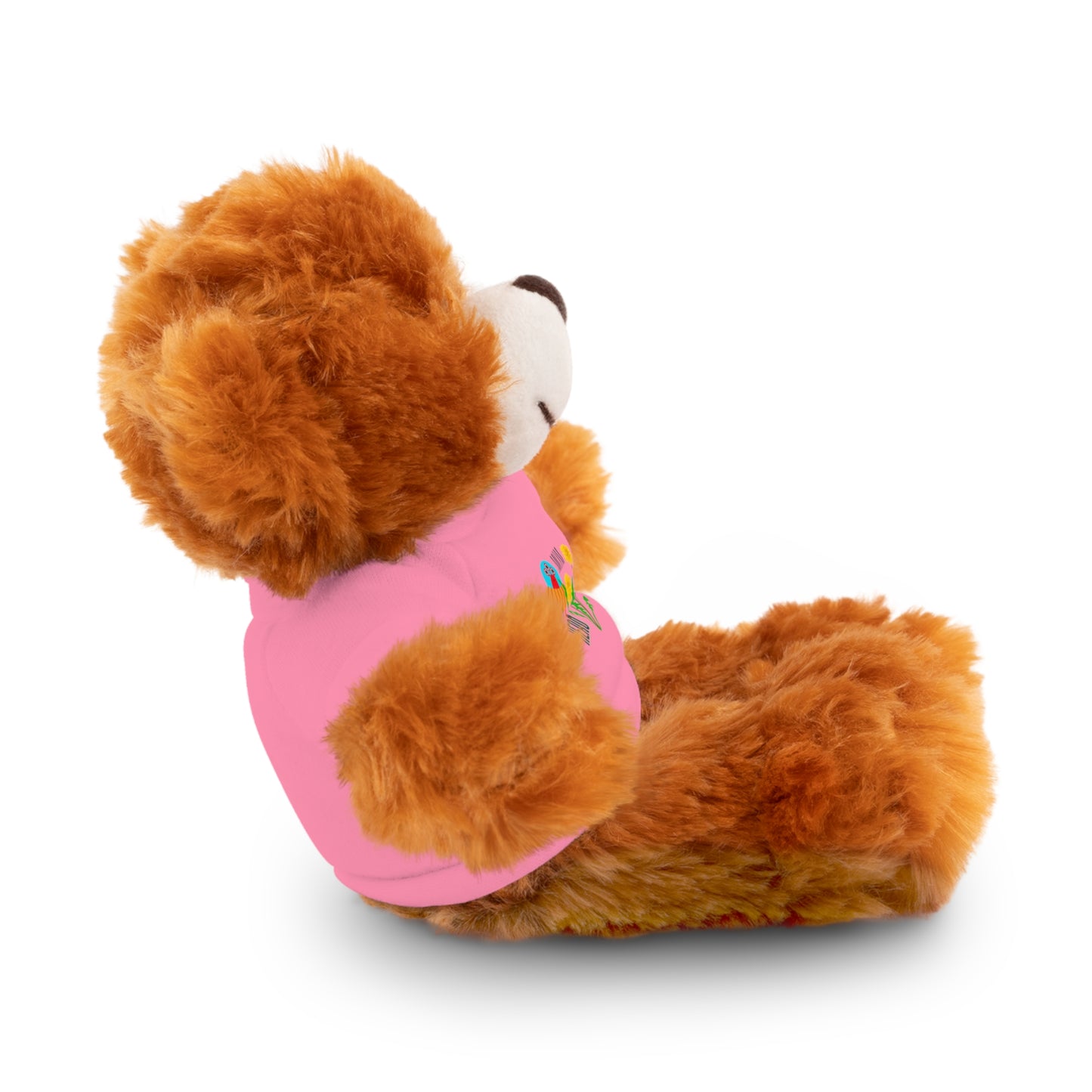 MOM is my Hero Stuffed Animal Tee Bear - Perfect Gift for Kids & Celebrations