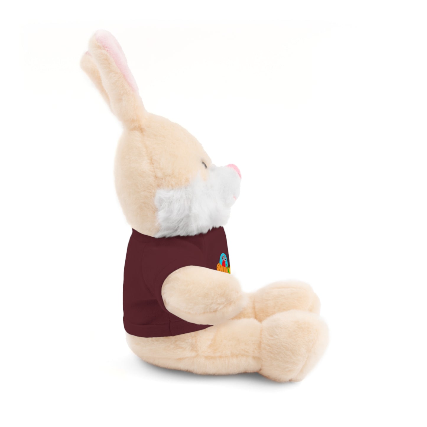 MOM is my Hero Stuffed Animal Tee Bear - Perfect Gift for Kids & Celebrations