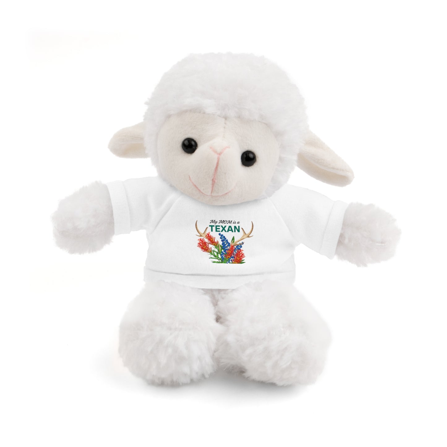 Texas MOM-Themed Stuffed Animal with Tee - Perfect Gift for Kids and Collectors
