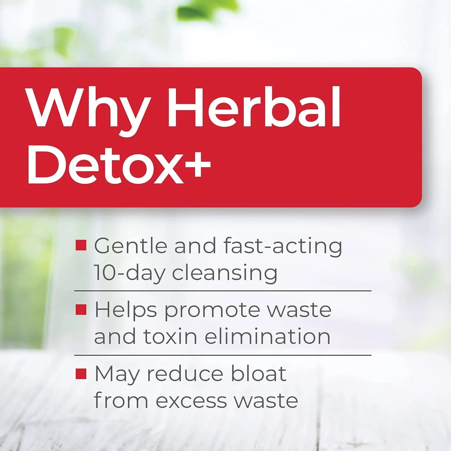 Herbal Detox+ (10-Day Cleanse), 40 Capsules, 20 Servings