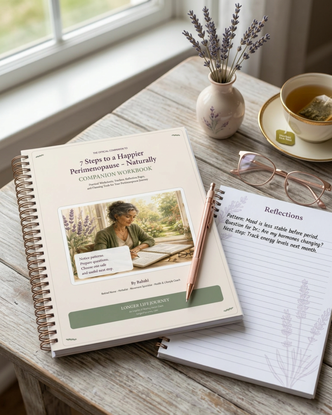 7 Steps to a Happier Perimenopause—Naturally: Companion Workbook