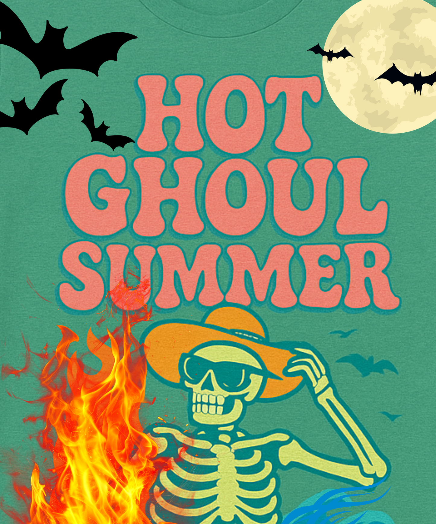 Ghouls Just Wanna Have Sun T-Shirt, Summer Casual Tee, Beach Party Wear, Fun Vacation Shirt, Halloween and Summer Vibes