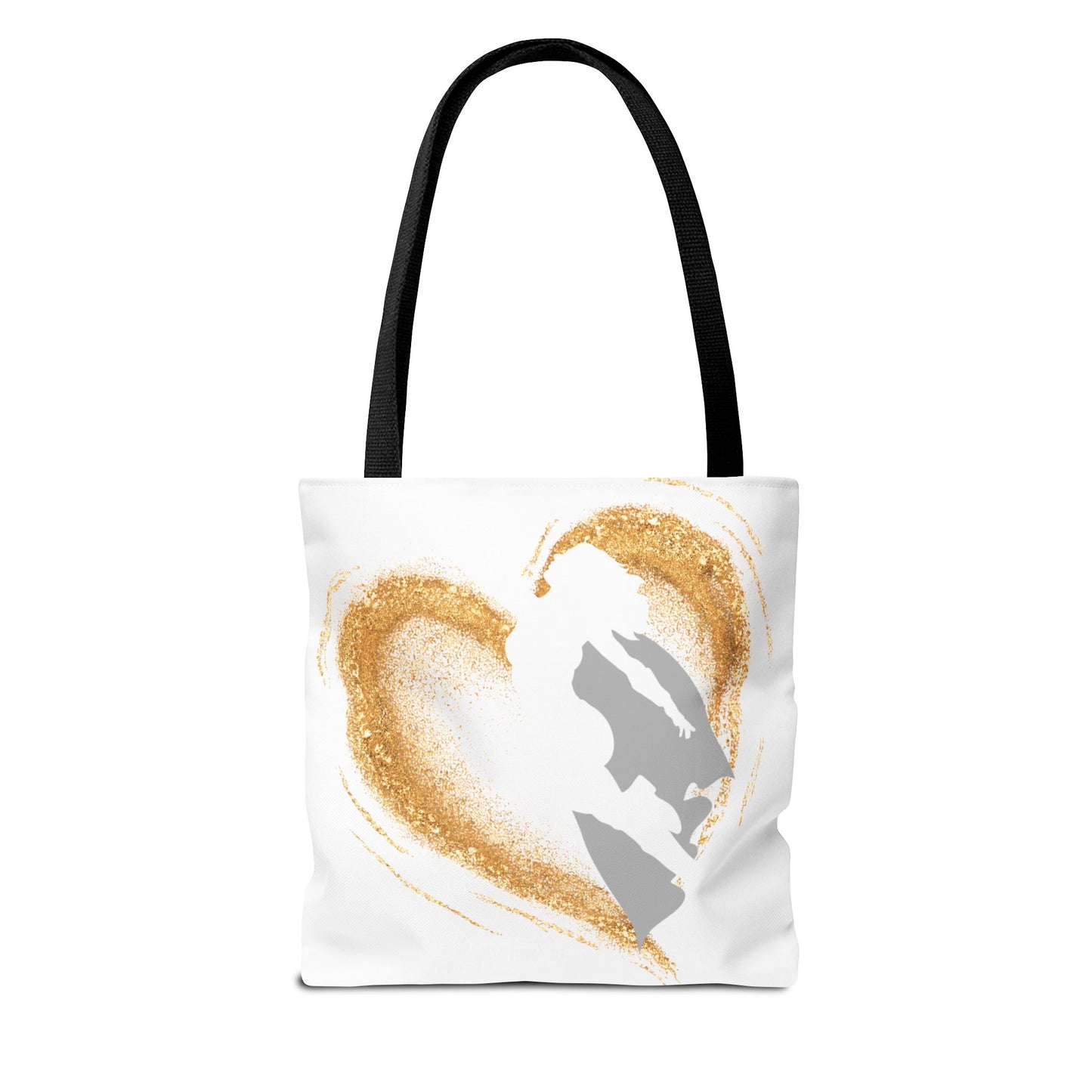 My Mom, My Hero Tote Bag - Heart Design for Mother's Day and Everyday Use