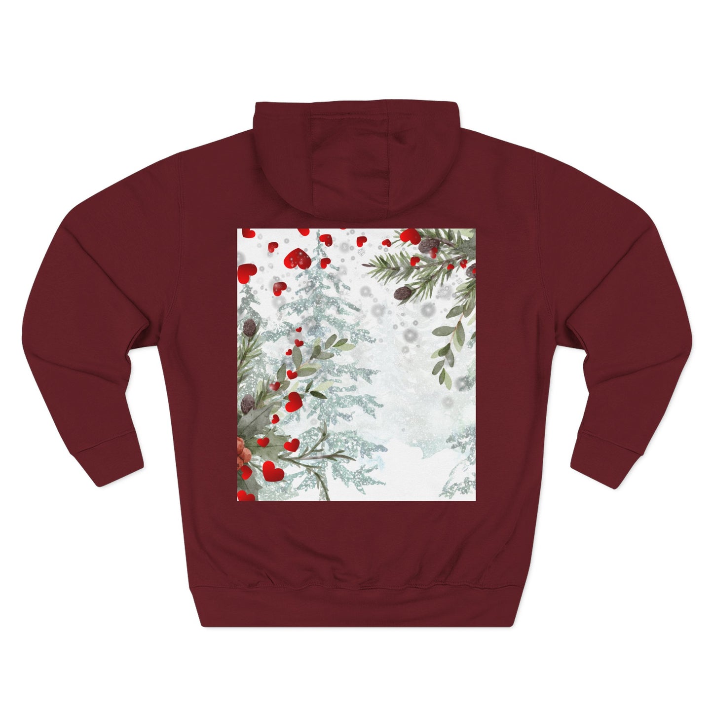 Her Heart Winter Hoodie — Feminine Resilience Fleece Hoodie