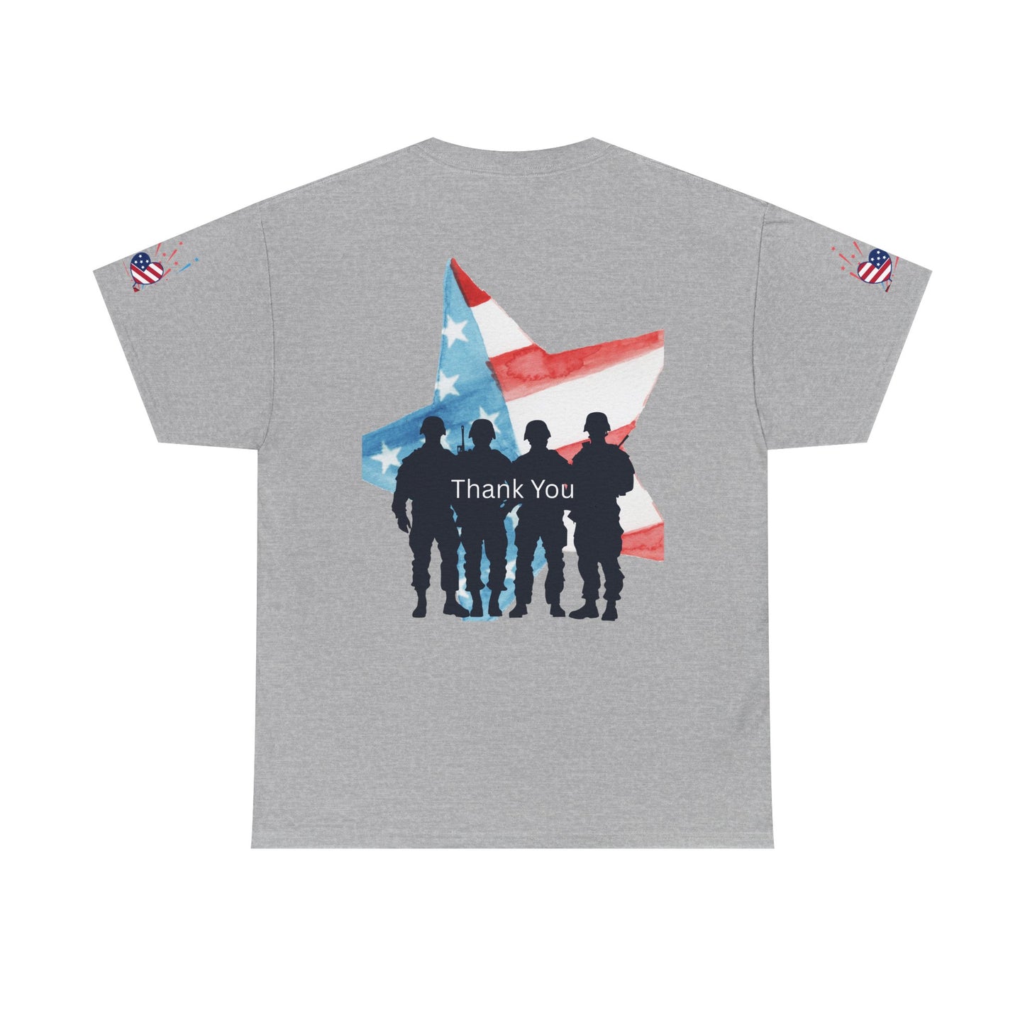 Memorial Day Tribute Tee, Unisex Cotton Shirt, Veterans Day Gift, Patriotic T-shirt, Remembrance Apparel