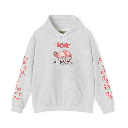 Love Always Cuddly Unisex Heavy Blend™ Hooded Sweatshirt