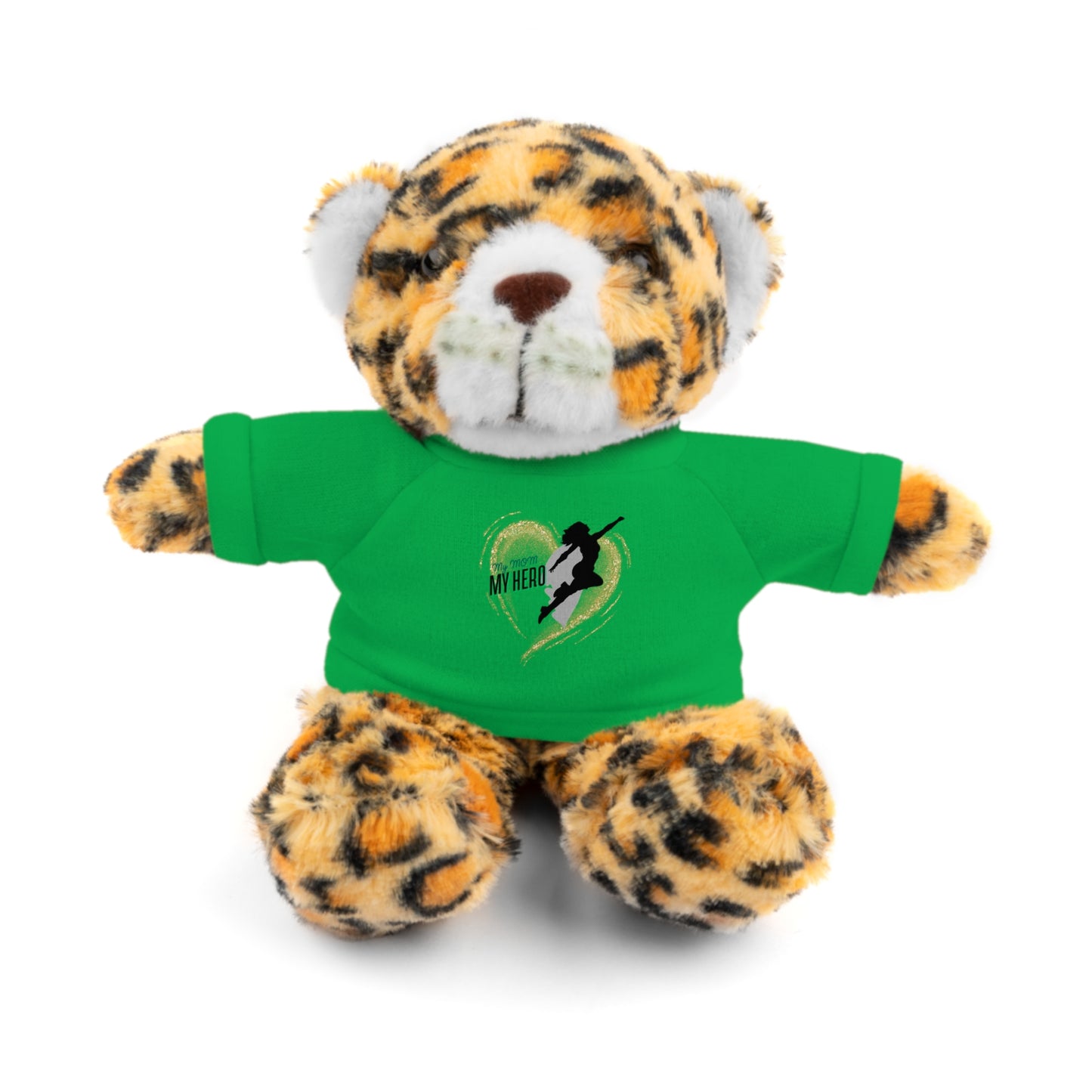 Hero MOM Stuffed Animal with T-Shirt – Customizable Gift for Kids & Collectors