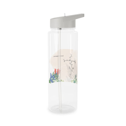 Inspirational Tritan Water Bottle - "Love Happens" Design - Perfect for Fitness and Everyday Use