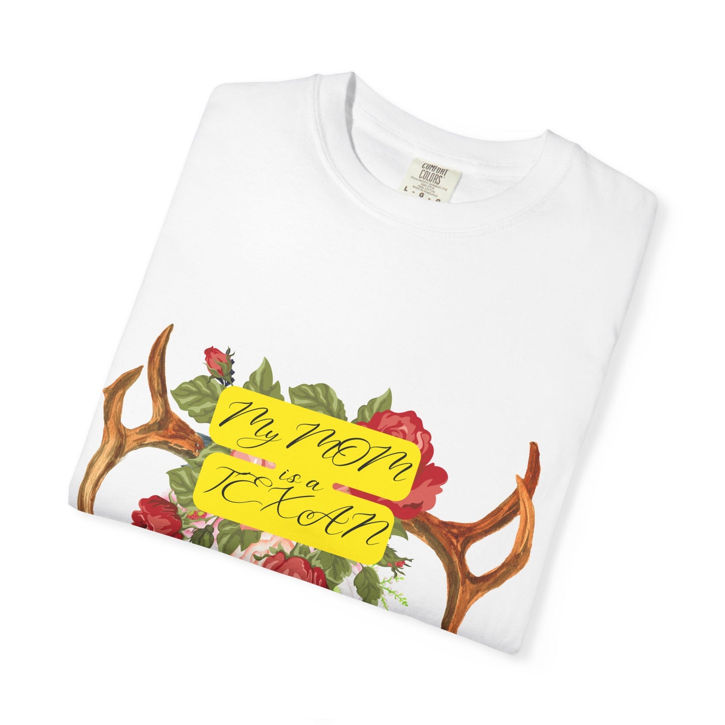 Antler & Rose Floral T-Shirt — My Mom Is My King Vintage Graphic Tee