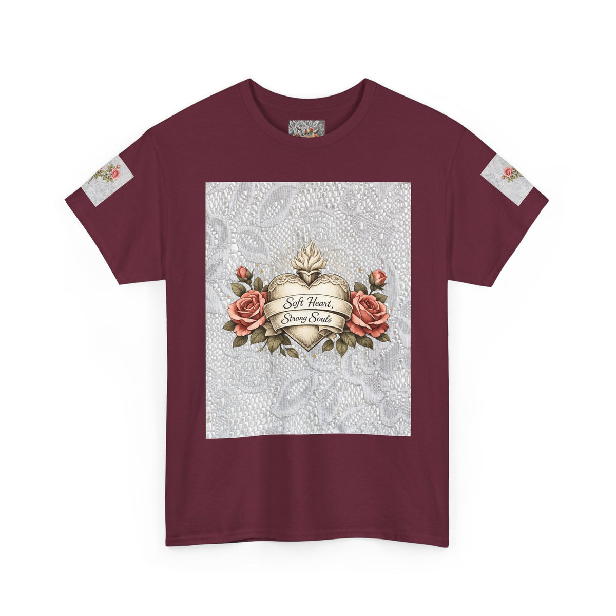 Shabby Chic Rose Floral T-Shirt