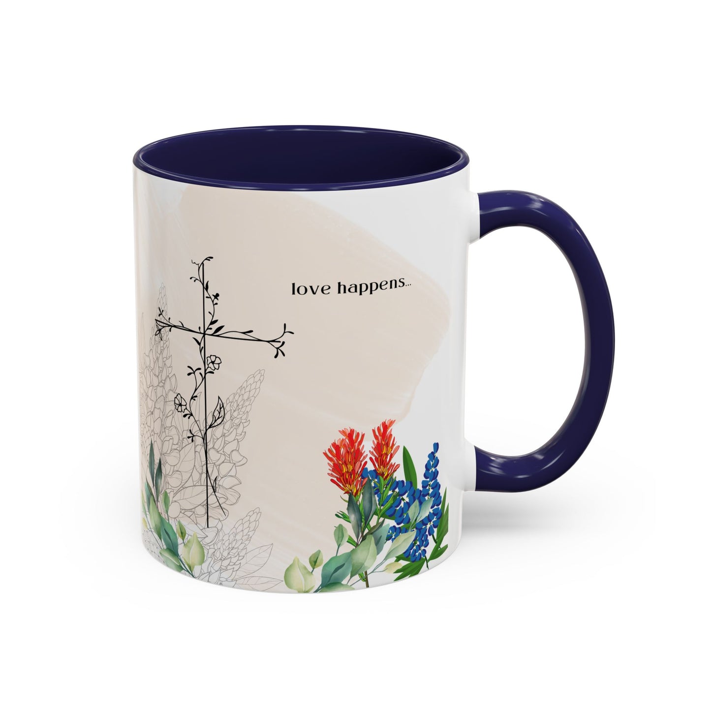 Love Happens Coffee Mug - 11oz & 15oz, Perfect Gift for Home & Special Occasions