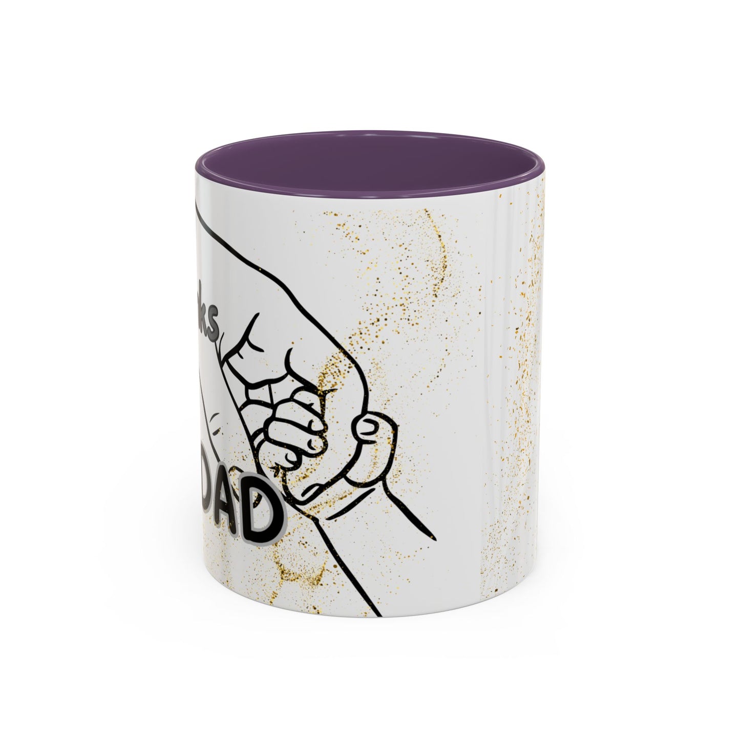 Thanks Dad Accent Coffee Mug — 'Thanks Dad' Father's Day Gift