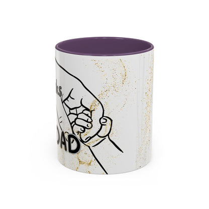 Thanks Dad Accent Coffee Mug — 'Thanks Dad' Father's Day Gift