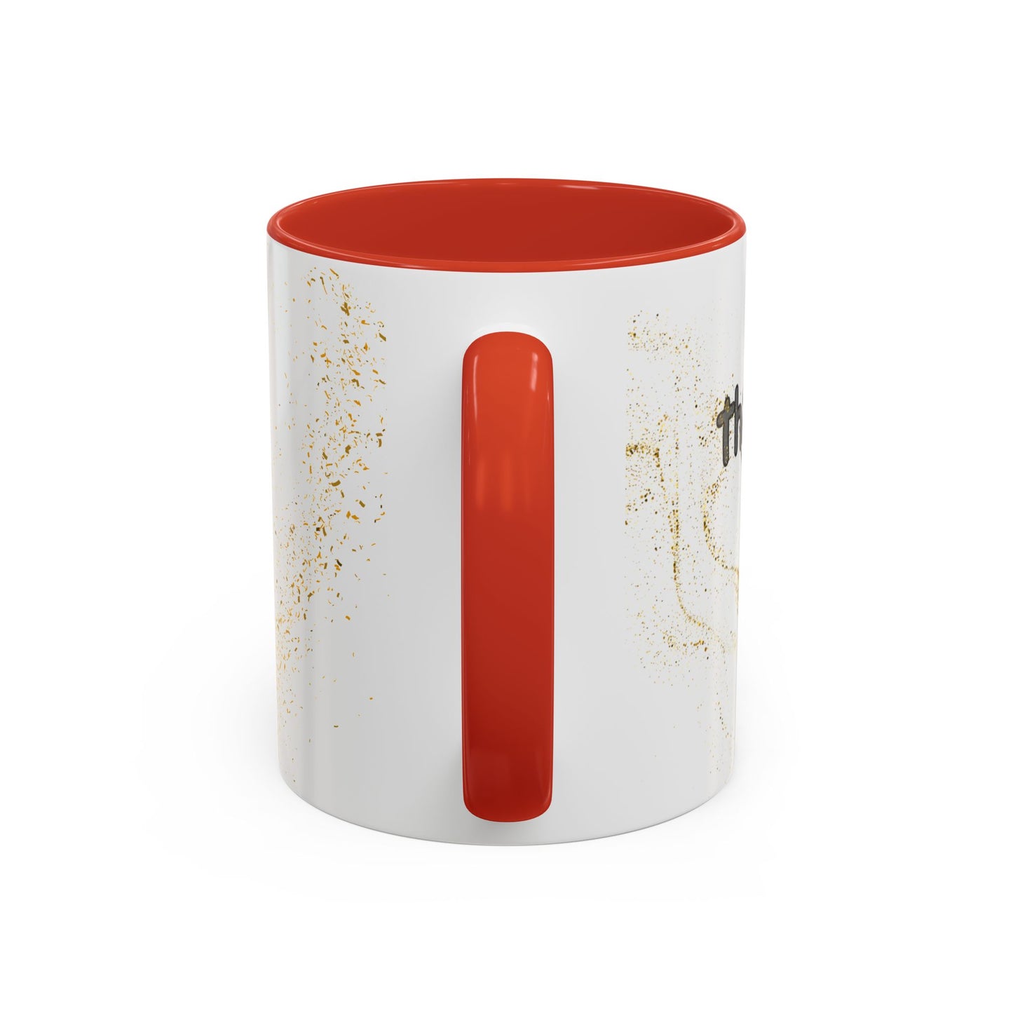 Thanks Dad Accent Coffee Mug — 'Thanks Dad' Father's Day Gift