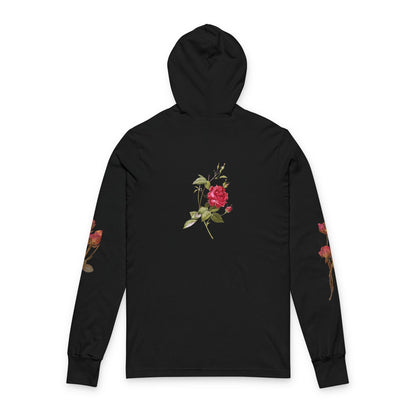 Mom Floral Hoodie - Unisex Long Sleeve Tee for Mother's Day