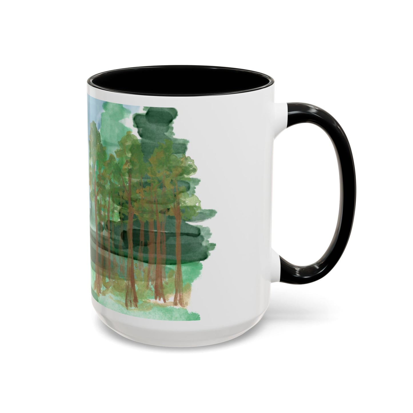 Dad Time Coffee Mug — Scenic Forest Father’s Day Accent Mug (11/15oz)
