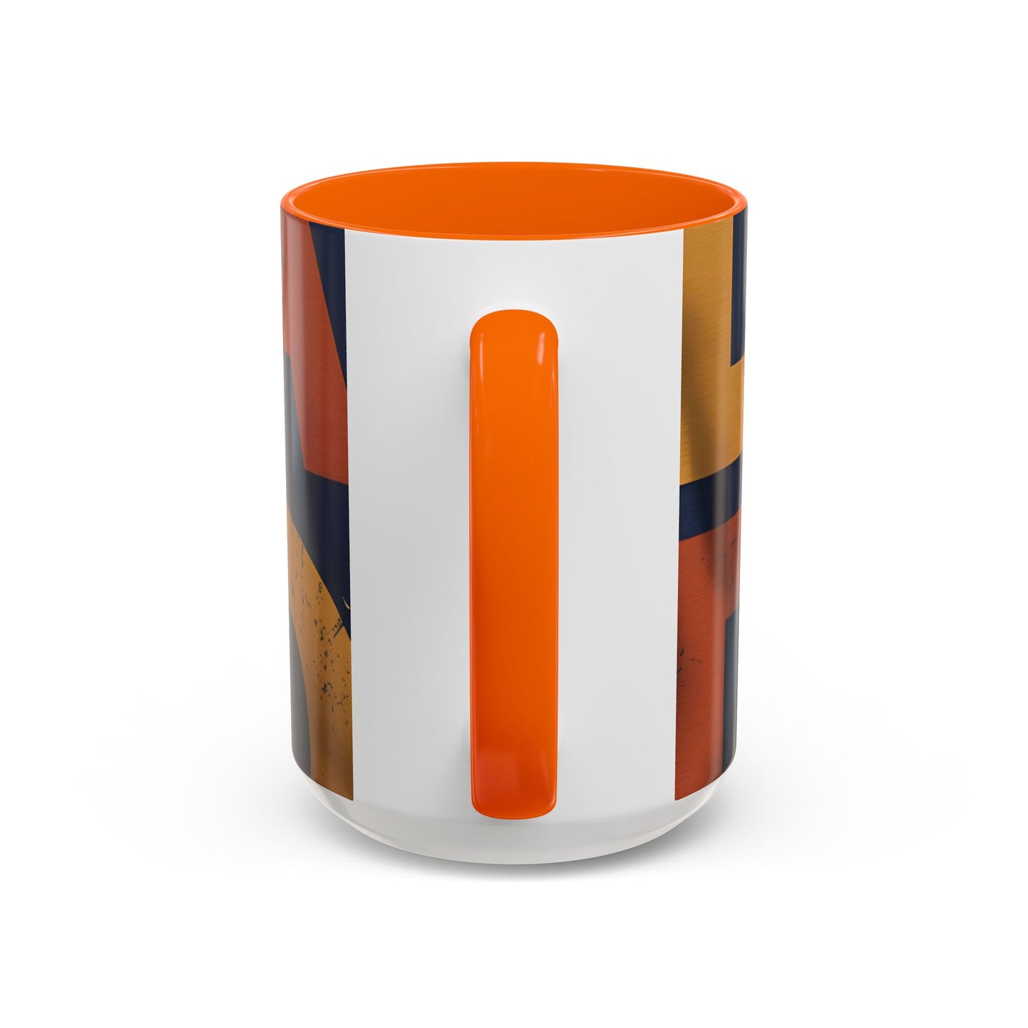 Retro Dad Coffee Mug — Retro Block Letters Accent Mug (11/15 oz)