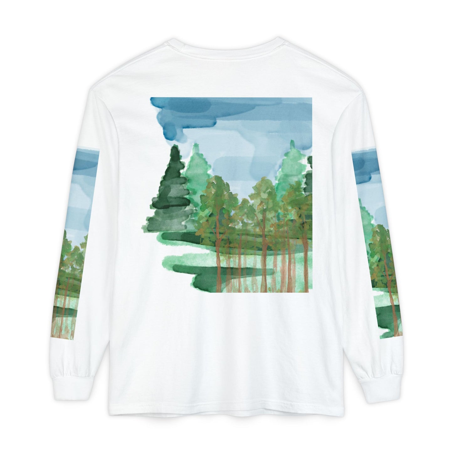 Dad Time Long Sleeve Tee — Father & Kids Nature Camp Shirt