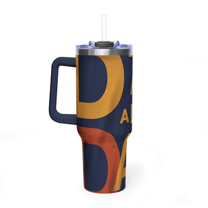 Retro Dad 40oz Vacuum Tumbler — Vintage Dad Travel Cup