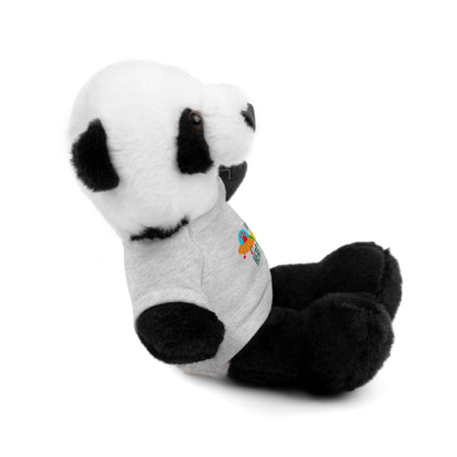 MOM is my Hero Stuffed Animal Tee Bear - Perfect Gift for Kids & Celebrations