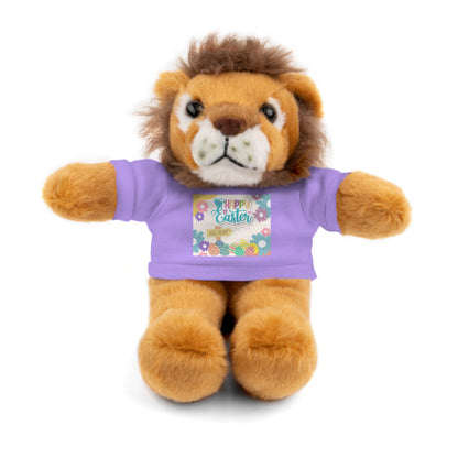 Happy Easter Stuffed Animal with T-Shirt