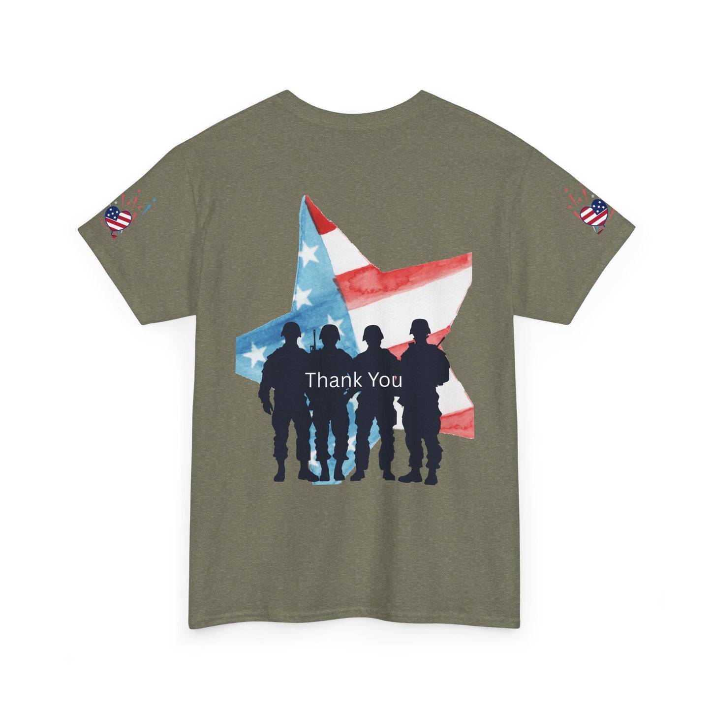 Memorial Day Tribute Tee, Unisex Cotton Shirt, Veterans Day Gift, Patriotic T-shirt, Remembrance Apparel