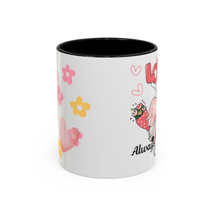 Love Always Accent Coffee Mug (11, 15oz)