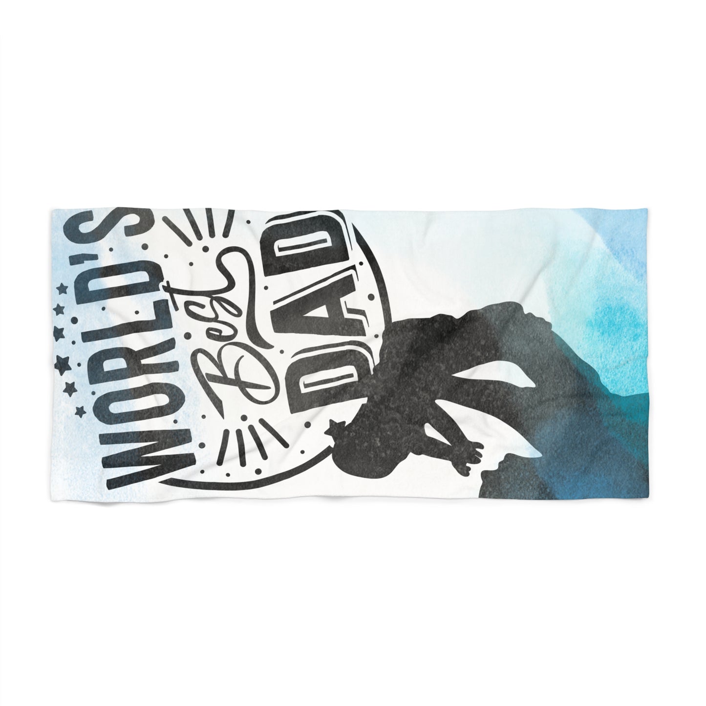World's Best Dad Beach Towel — Father's Day Beach Towel Gift