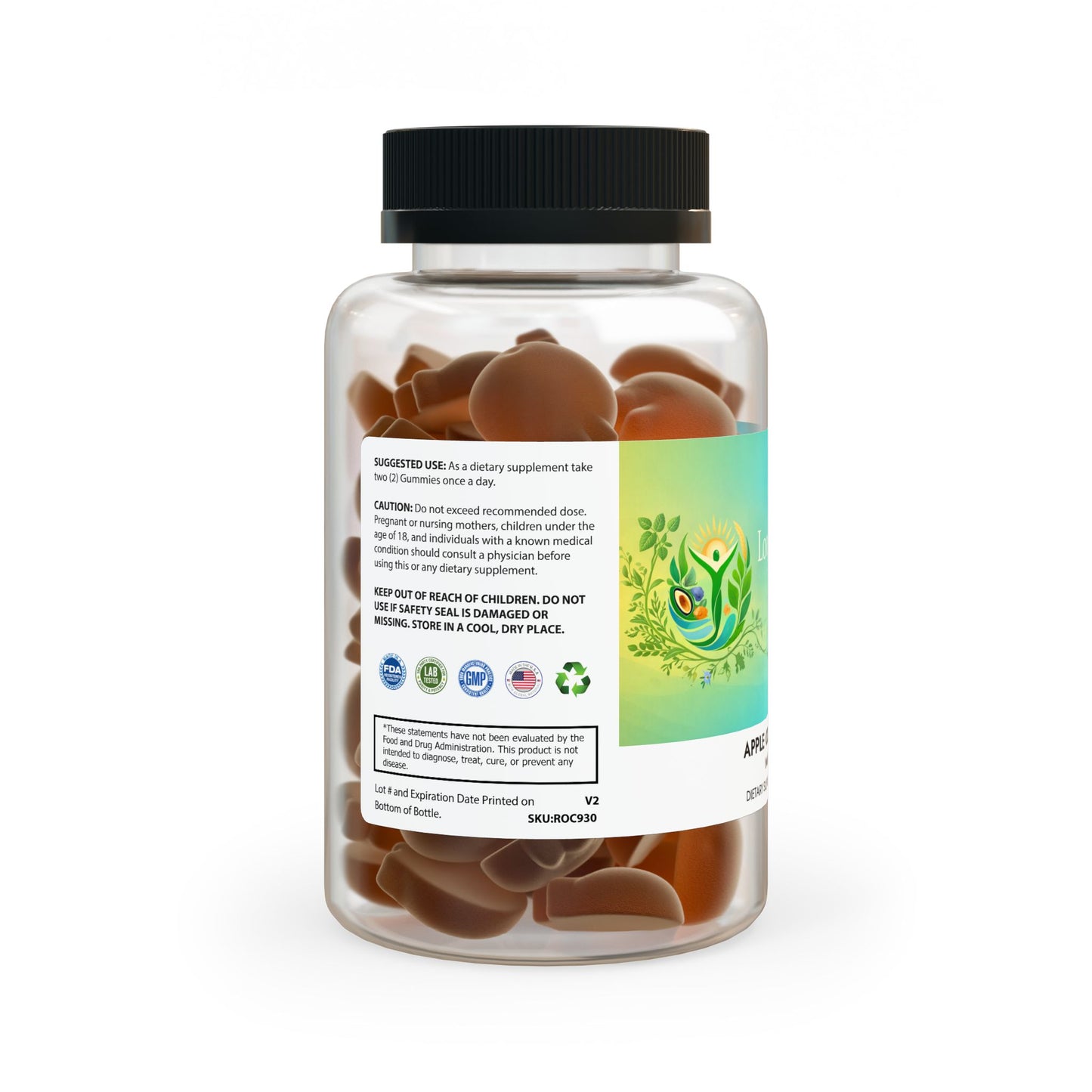 Apple Cider Vinegar Gummies (60 Gummies)