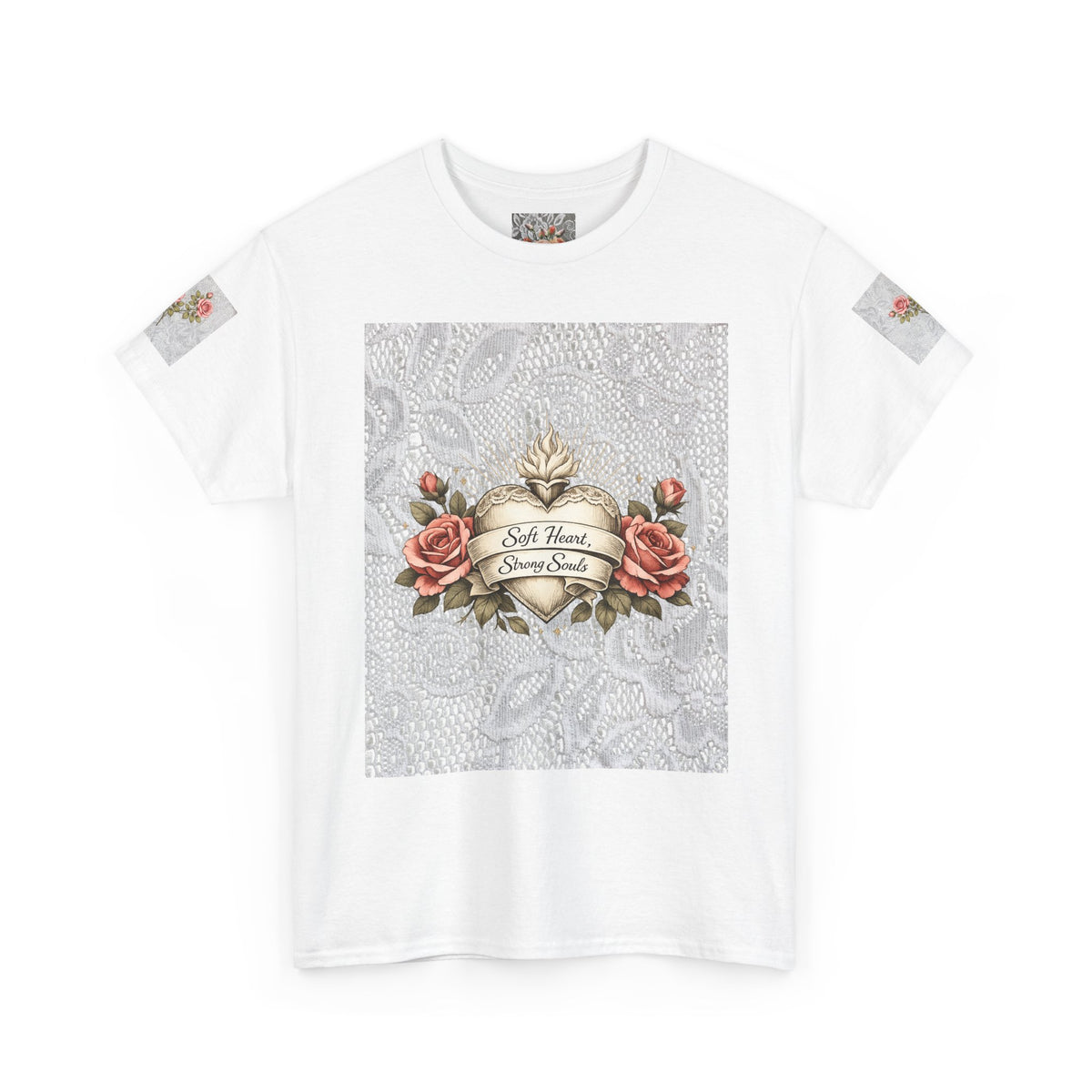 Shabby Chic Rose Floral T-Shirt