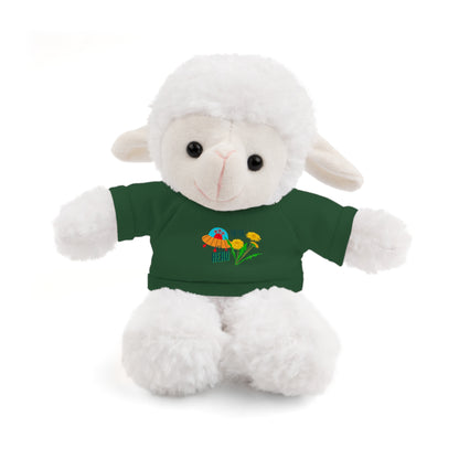 MOM is my Hero Stuffed Animal Tee Bear - Perfect Gift for Kids & Celebrations