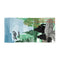 Dad Time Beach Towel — Father and Child Scenic Outdoor Design