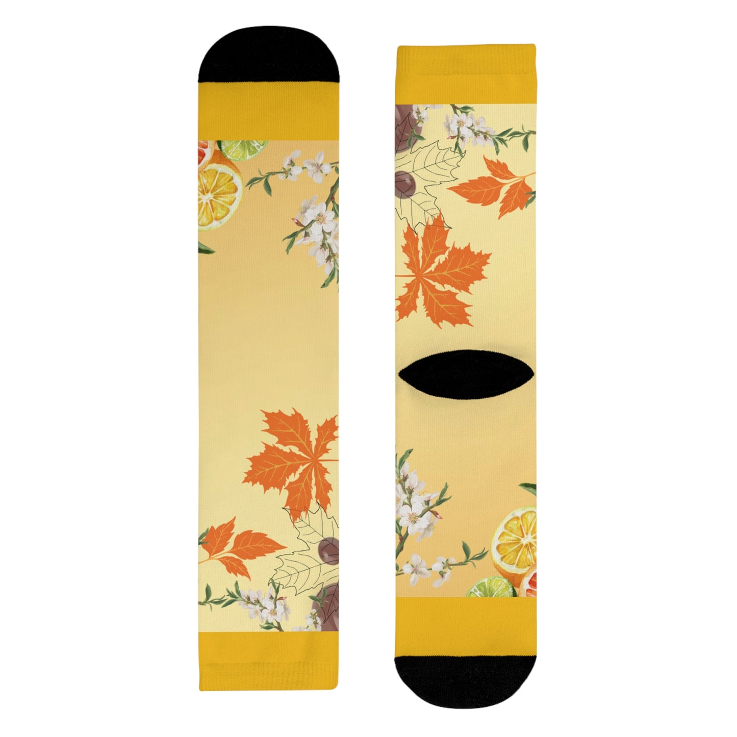 Whispering Maple Crew Socks - Cozy Everyday Essentials, Gift for Her, Stylish Footwear, Fun Accessories