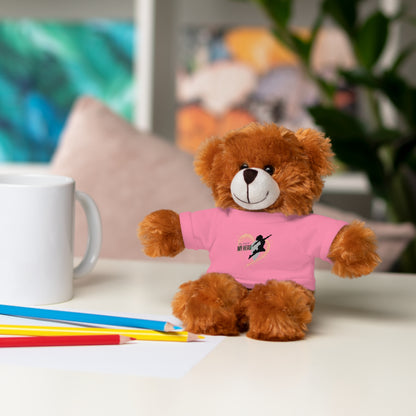 Hero MOM Stuffed Animal with T-Shirt – Customizable Gift for Kids & Collectors