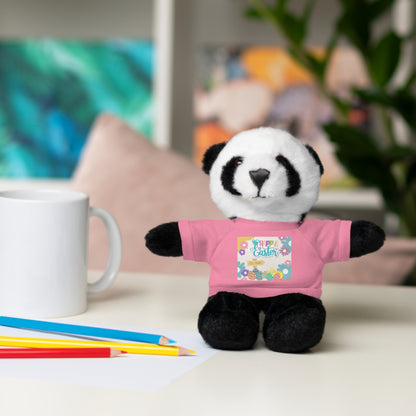 Happy Easter Stuffed Animal with T-Shirt