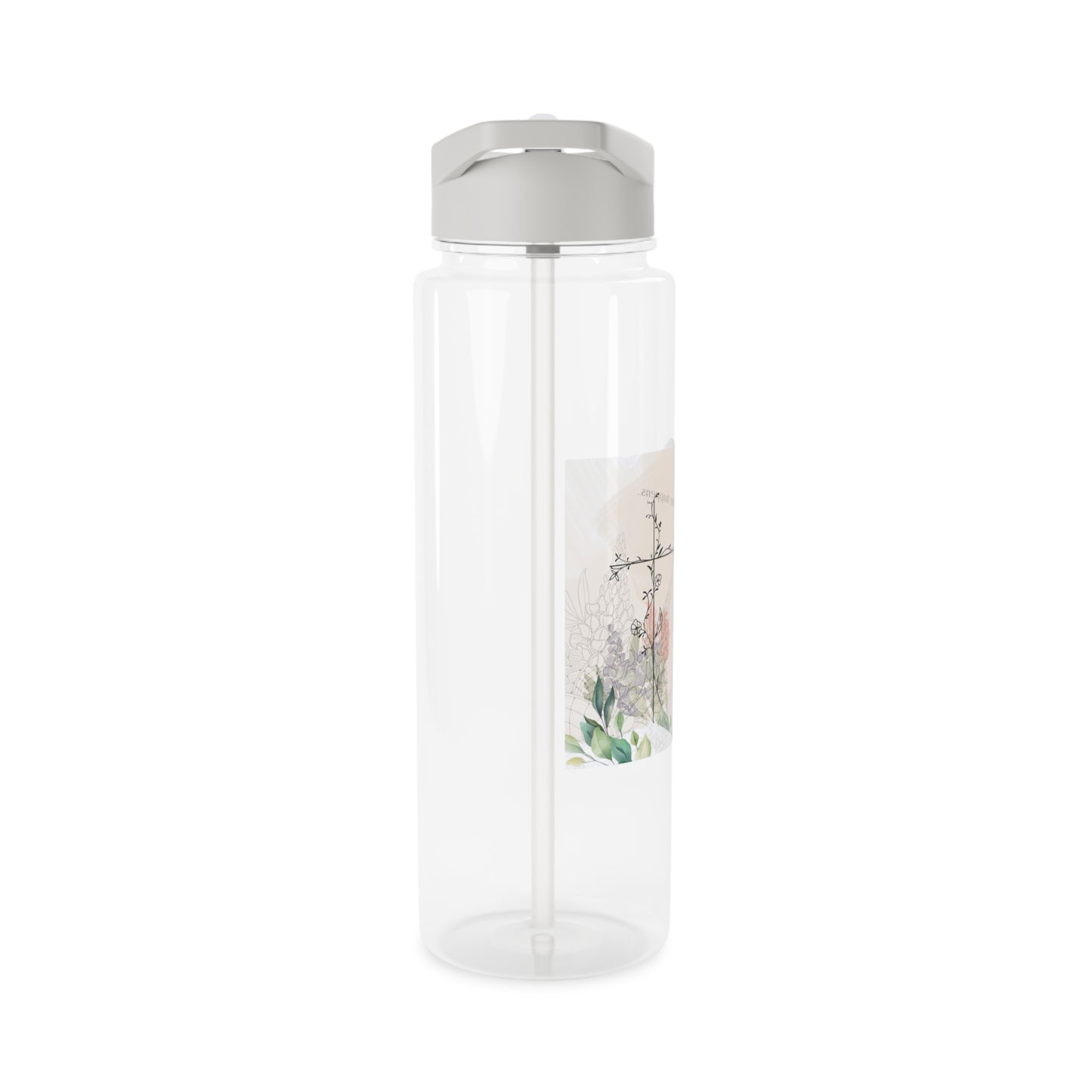 Inspirational Tritan Water Bottle - "Love Happens" Design - Perfect for Fitness and Everyday Use