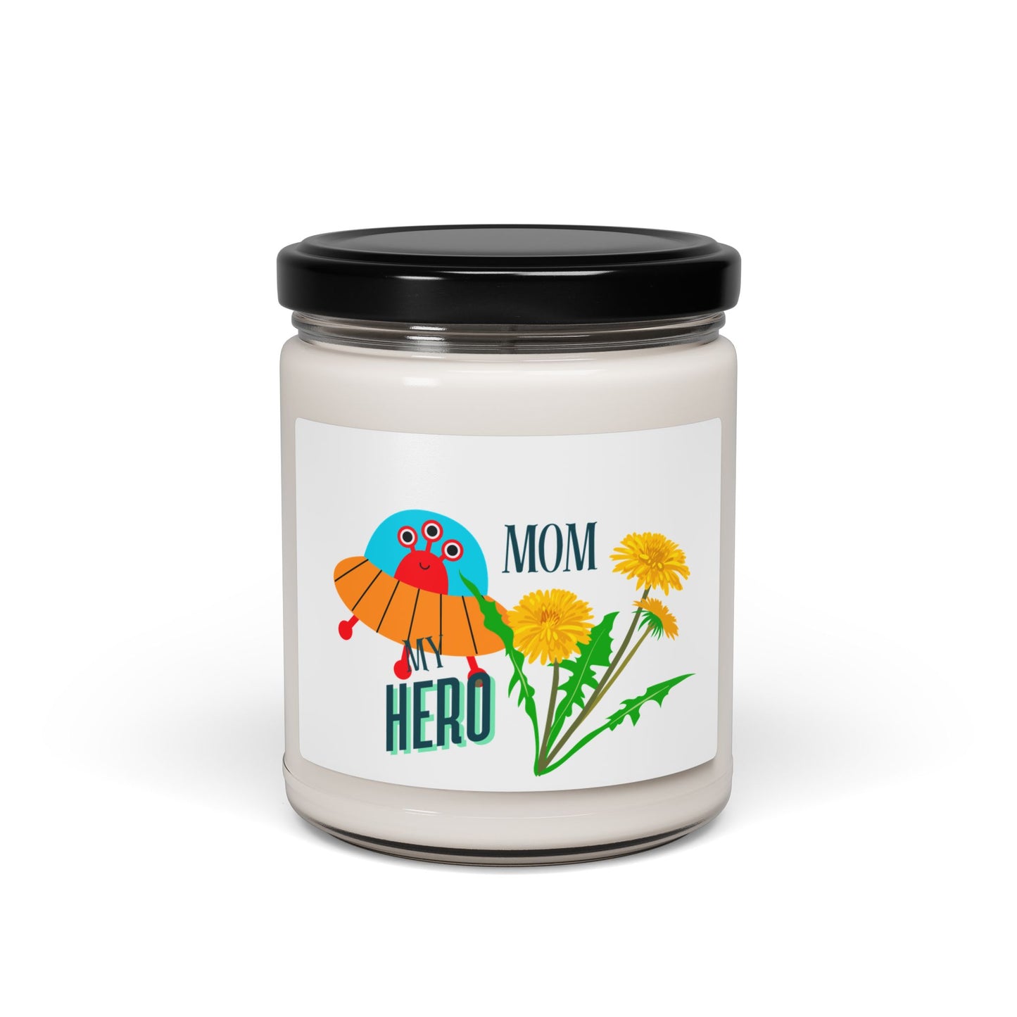 "My Hero" Design, 9oz - Perfect Gift for Mother's Day- Scented Soy Candle