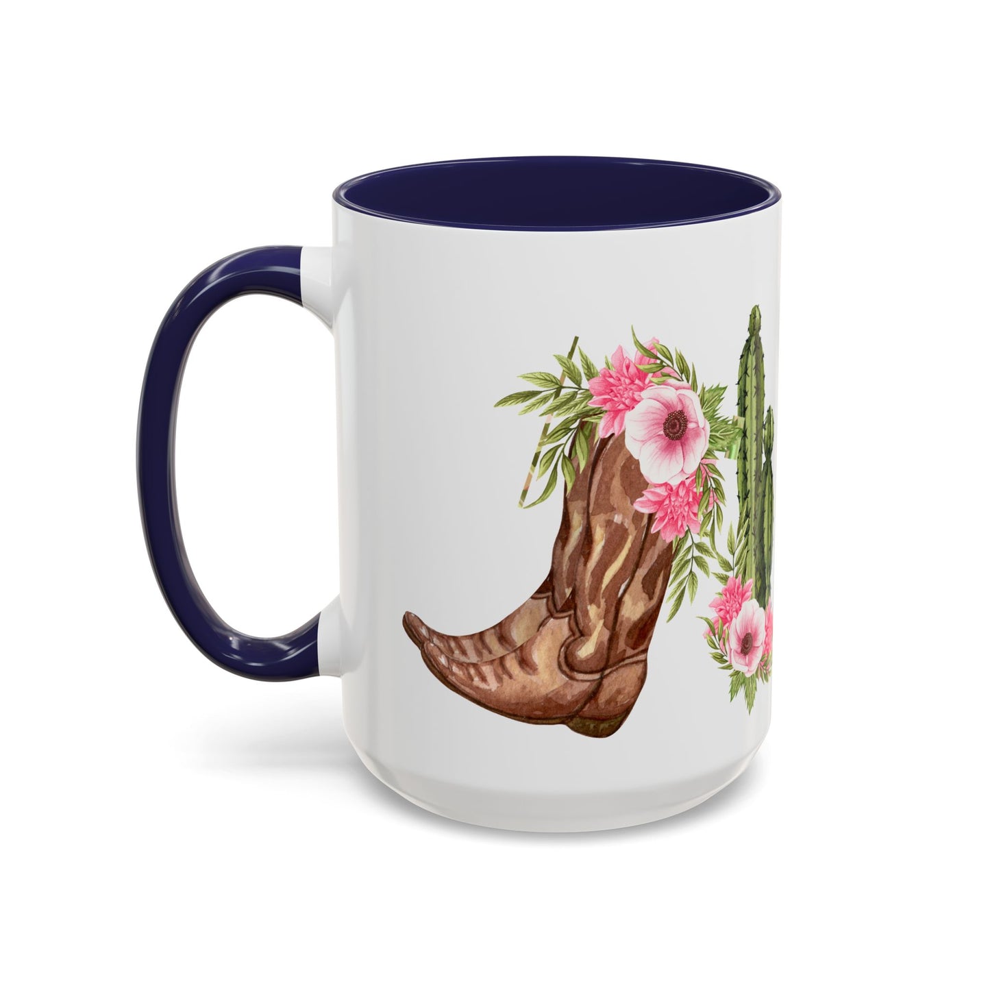 Texas MOM Accent Coffee Mug - Vibrant Floral Design for Mothers Day