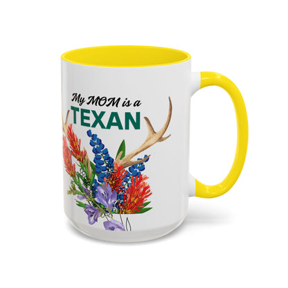 Texas MOM Coffee Mug - 11oz & 15oz Accent Cups