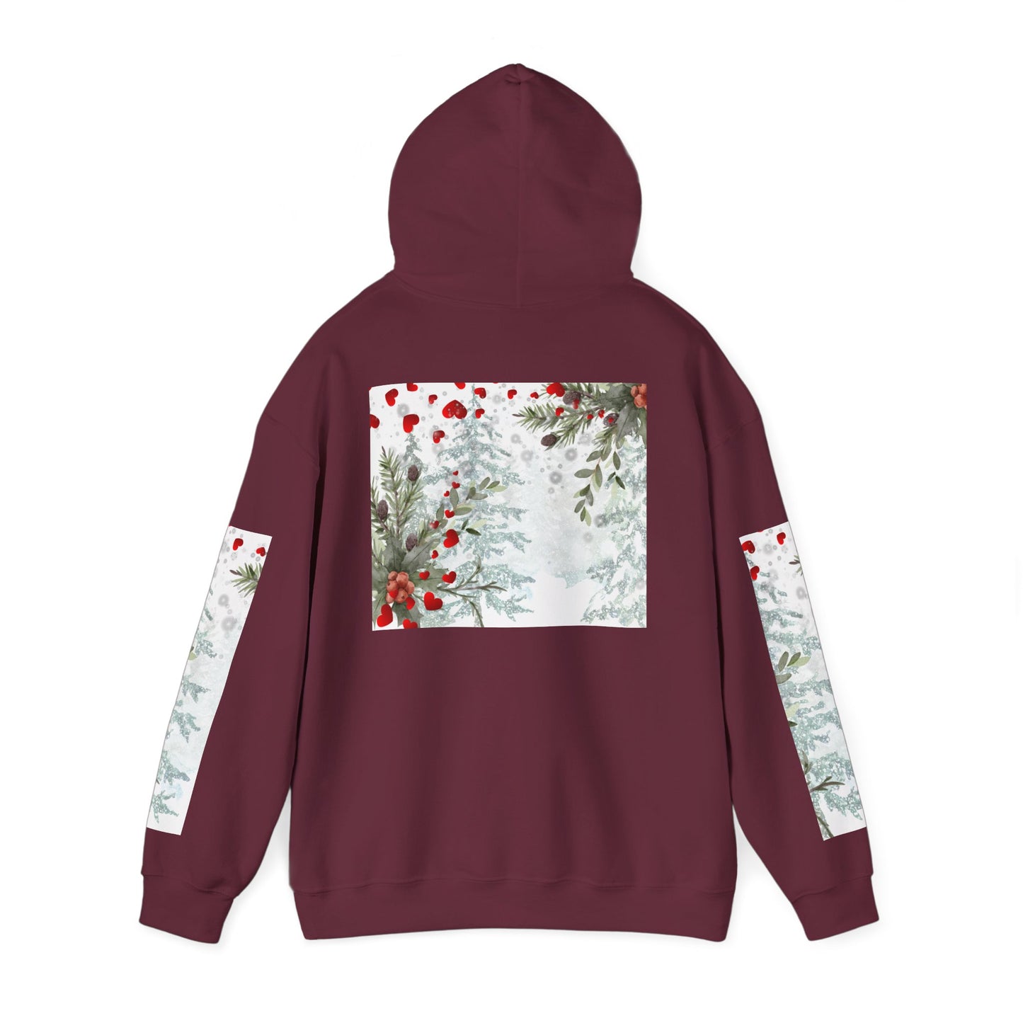 'Her Heart' Floral Winter Holiday Pullover