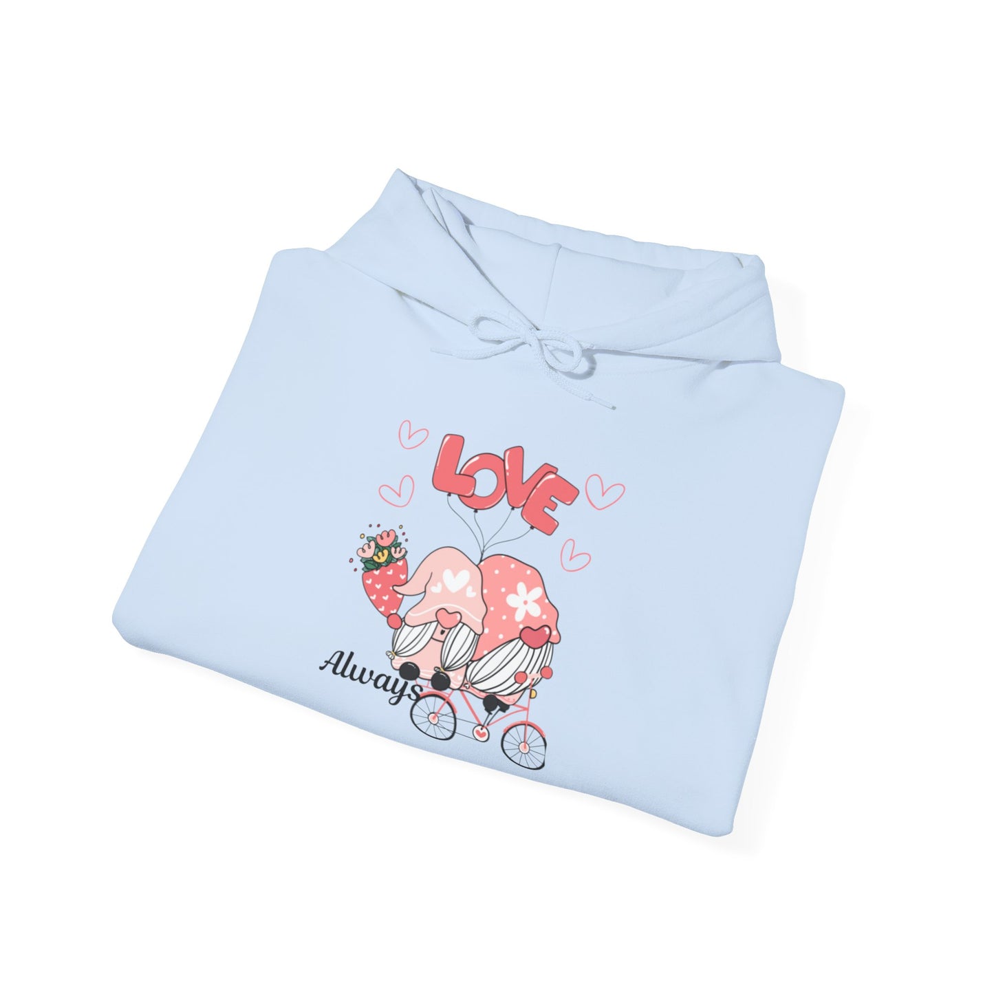 Love Always Cuddly Unisex Heavy Blend™ Hooded Sweatshirt