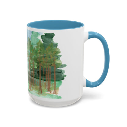 Dad Time Coffee Mug — Scenic Forest Father’s Day Accent Mug (11/15oz)
