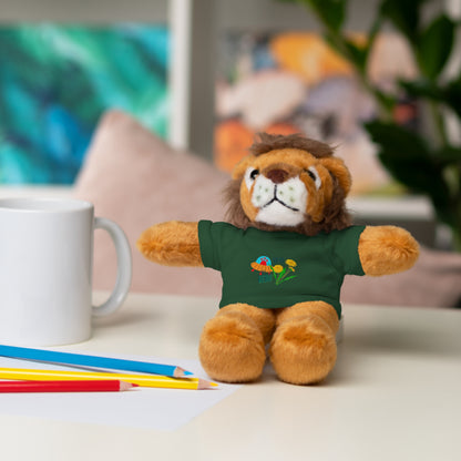 MOM is my Hero Stuffed Animal Tee Bear - Perfect Gift for Kids & Celebrations