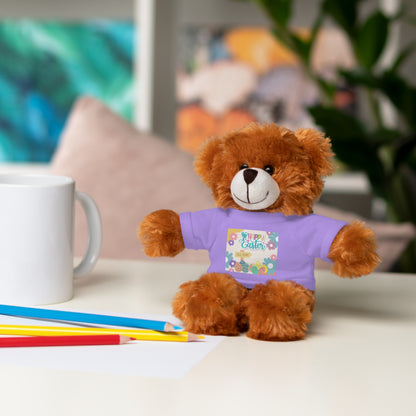 Happy Easter Stuffed Animal with T-Shirt